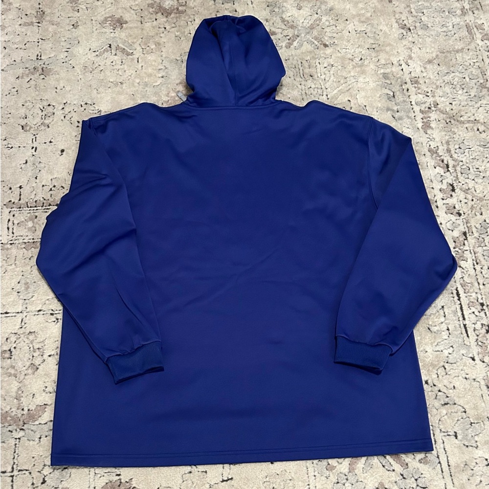 Majestic Authentic Chicago Cubs Blue Hoodie Polyester Sweatshirt Men’s Sz: 3XL - Picture 4 of 4